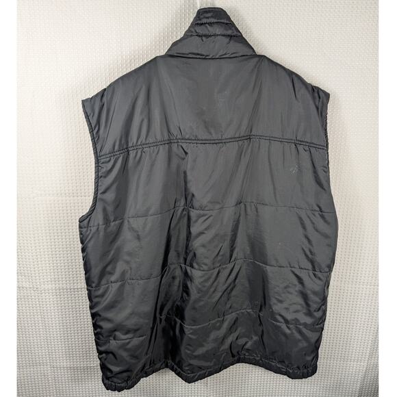 Vintage Himalaya Puffer Vest 2XL Tall Gray Nylon Made in Korea Insulated Retro - Picture 3 of 3